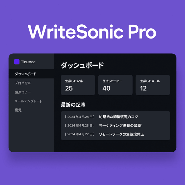 ライティングソニック｜WriteSonic Pro
